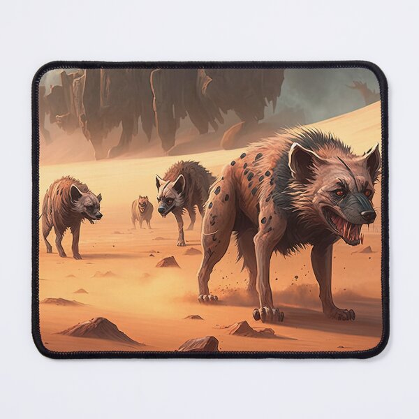 Item preview, Pack of hyenas hunting designed and sold by artyficial-.