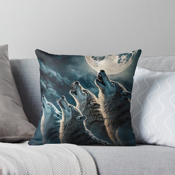 Artikelvorschau, pack of wolf howling at the moon entworfen und verkauft von artyficial-.
