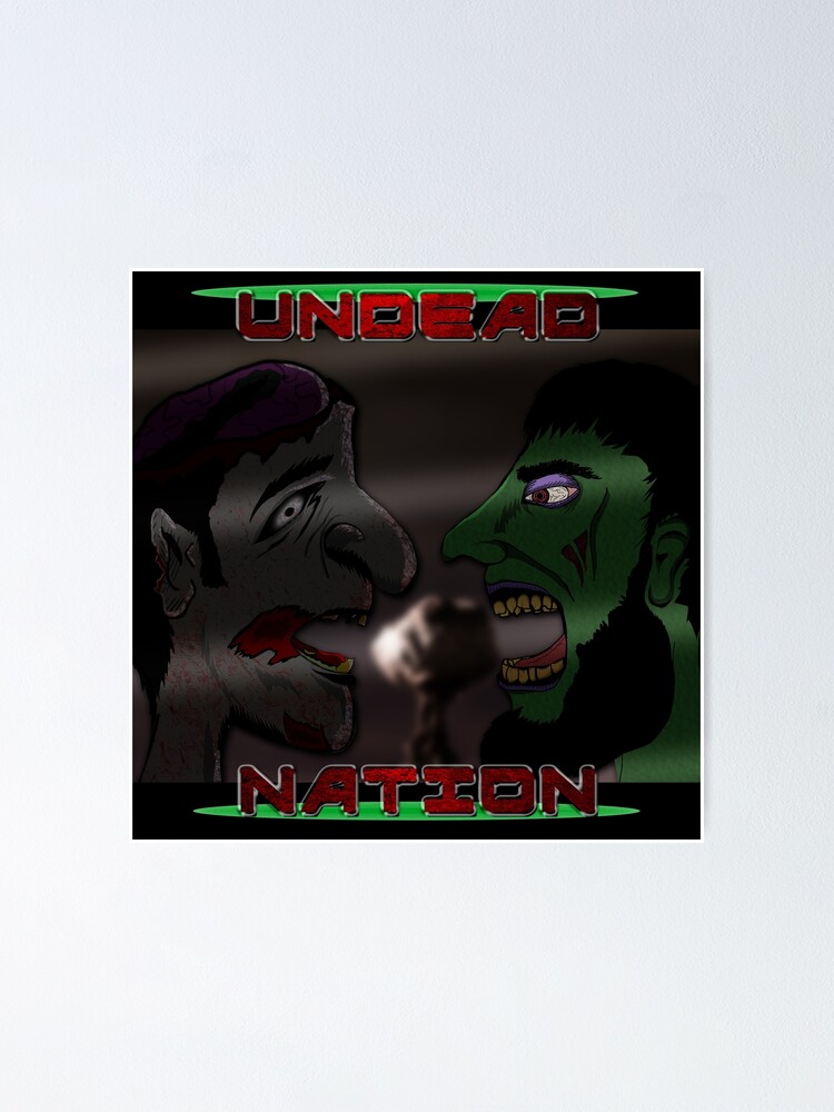 Thumbnail 1 of 3, Poster, Undead Nation designed and sold by MJRVisualArts.