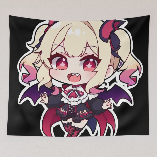 Item preview, cute vampire chibi anime girl with blonde hair designed and sold by philitingar.