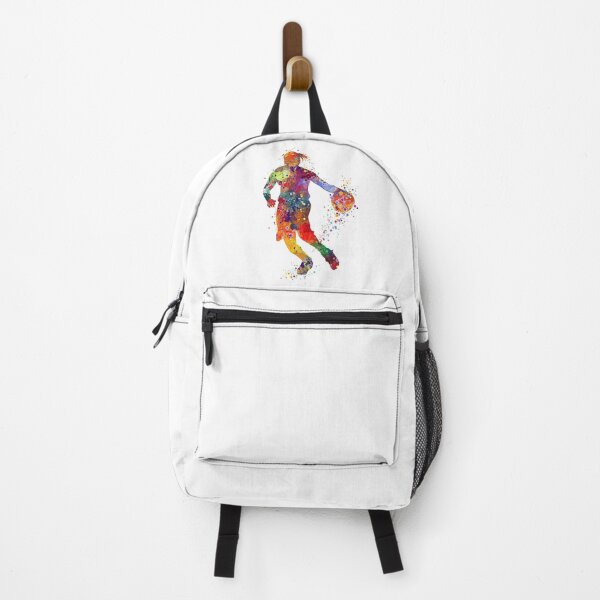 Item preview, Girl Basketball Player Athlete Watercolor Silhouette designed and sold by LotusGifts.