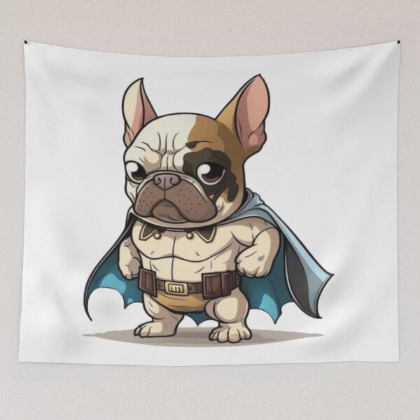 Item preview, Frenchie the Superhero French Bulldog designed and sold by PetsEnough.