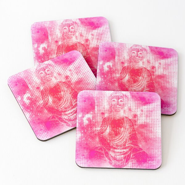 Item preview, BUDDHA. NIRVANA RED/PINK/WHITE.  designed and sold by 5hertz.