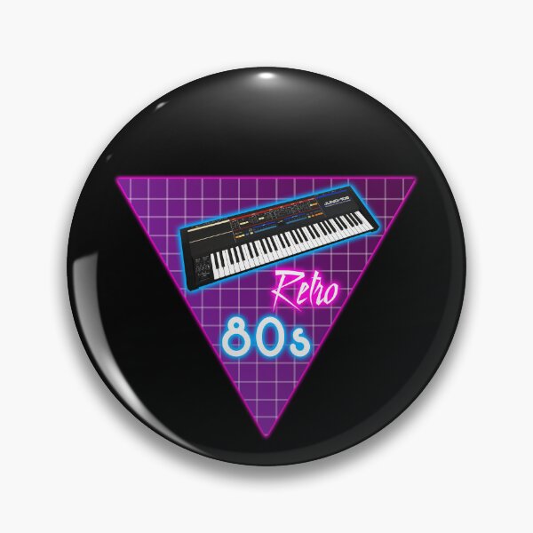 Item preview, Juno 106 programmable polyphonic synthesizer - Analog Vintage Synth - 80s Synth - Retro synthesizer -  Synthwave - Retrowave - Synth Pop - Classic Synth - Neon designed and sold by RazzArt.