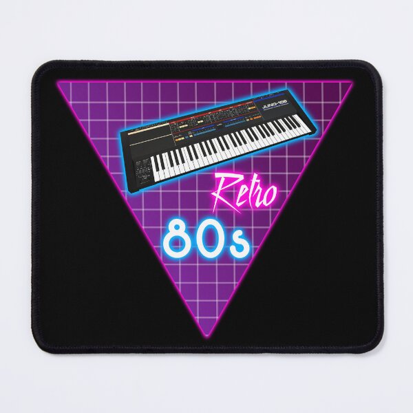 Item preview, Juno 106 programmable polyphonic synthesizer - Analog Vintage Synth - 80s Synth - Retro synthesizer -  Synthwave - Retrowave - Synth Pop - Classic Synth - Neon designed and sold by RazzArt.