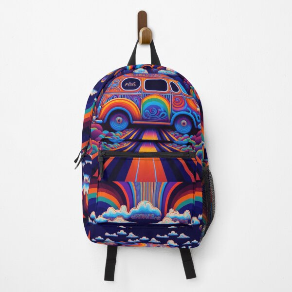 Item preview, Retro Groovy Van and Rainbows designed and sold by Tai Chan.