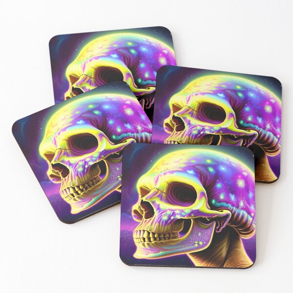 Item preview, Shroom Surreal Skull Journey 18 designed and sold by Benito Del Ray.