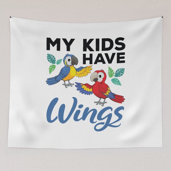 Item preview, My Kids Have Wings Macaw Parrot designed and sold by jaygo.