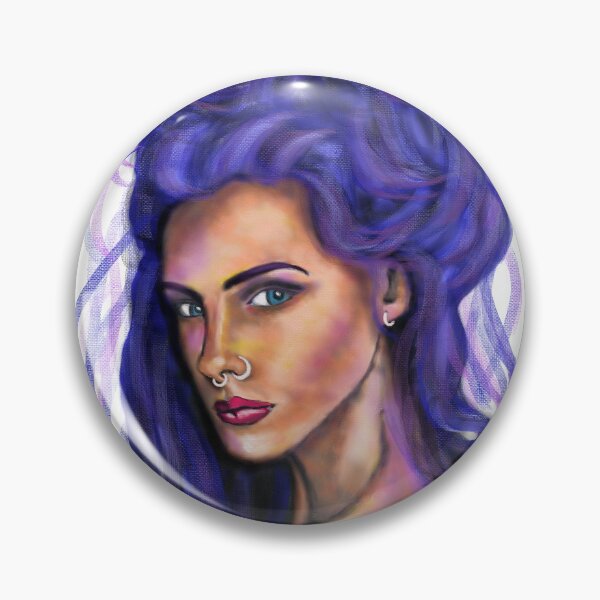Item preview, Girl with piercing designed and sold by silan-chen-art.