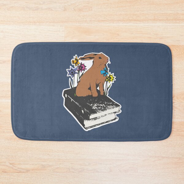 Item preview, Bunny on some books designed and sold by Douglas County Public Library.