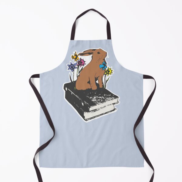 Item preview, Bunny on some books designed and sold by Douglas County Public Library.
