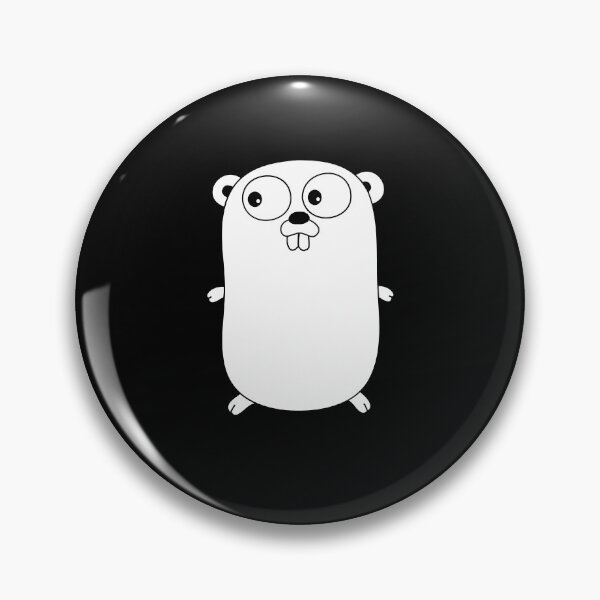 Item preview, The Go Gopher: Minimalistic Golang Logo: White designed and sold by hellkni9ht.