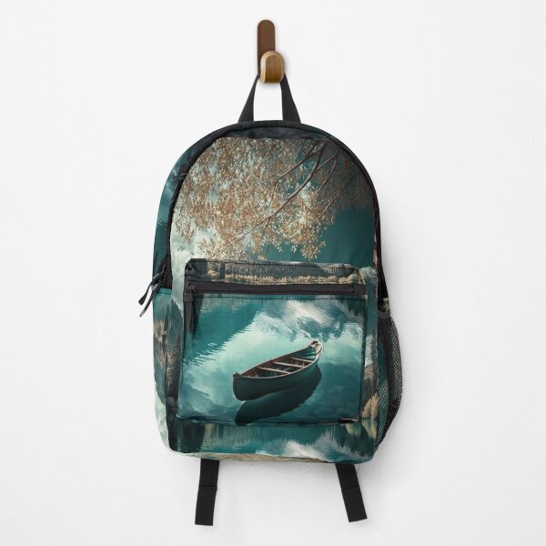 Item preview, Landscape Mountains and a Boat in an Amazing Lake! designed and sold by artra-shop.