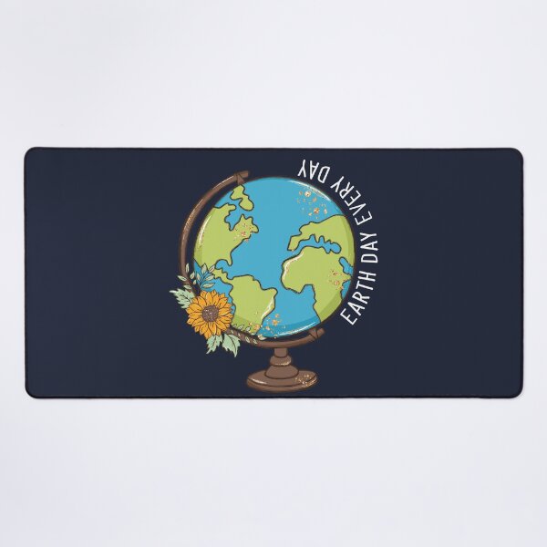Item preview, Earth Day Every Day World Globe on Blue designed and sold by sweetbelle.