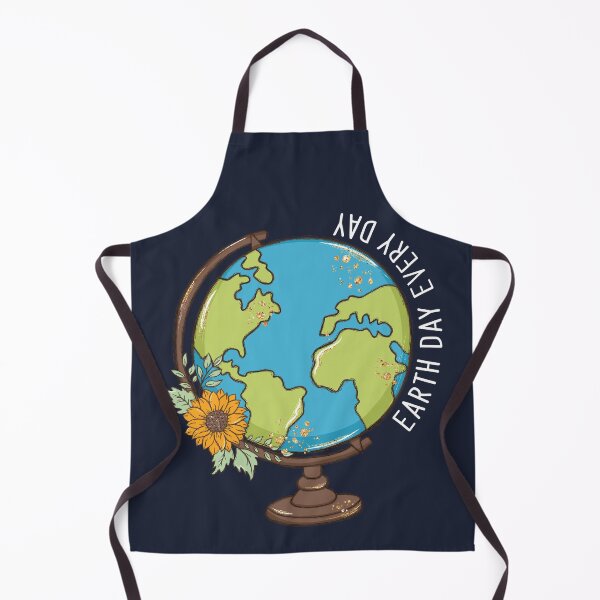 Item preview, Earth Day Every Day World Globe on Blue designed and sold by sweetbelle.