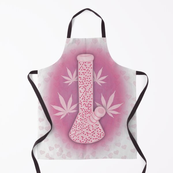 Item preview, weed pink bong designed and sold by rockangelrevival.