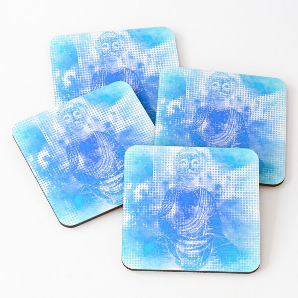Item preview, BUDDHA. NIRVANA BLUE/WHITE.  designed and sold by 5hertz.