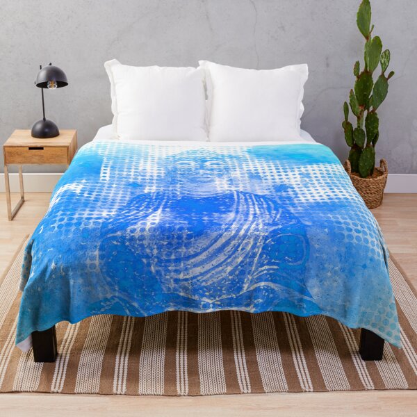 Item preview, BUDDHA. NIRVANA BLUE/WHITE.  designed and sold by 5hertz.