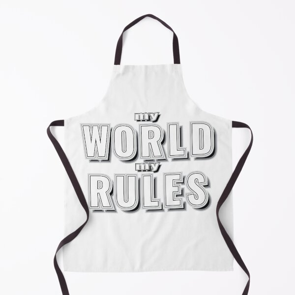 Item preview, My World My Rules - Funny homely boast designed and sold by Harlake.