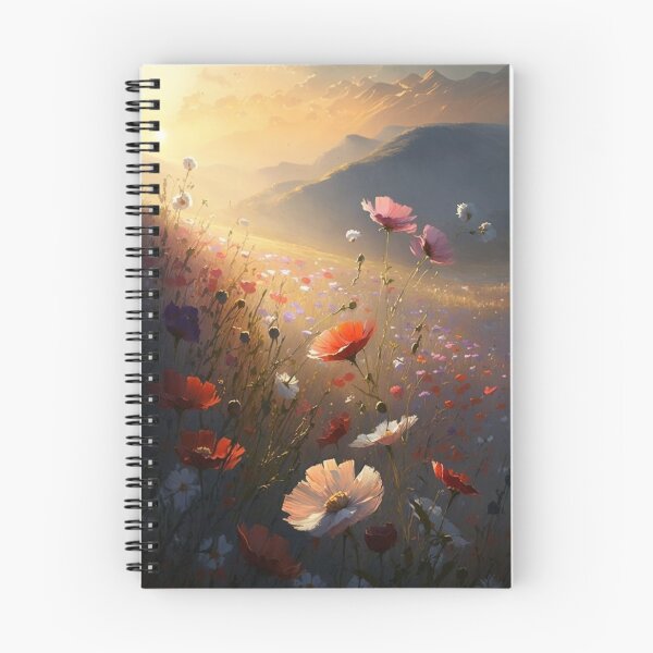 Item preview, Sunrise with flowers between mountains! designed and sold by artra-shop.