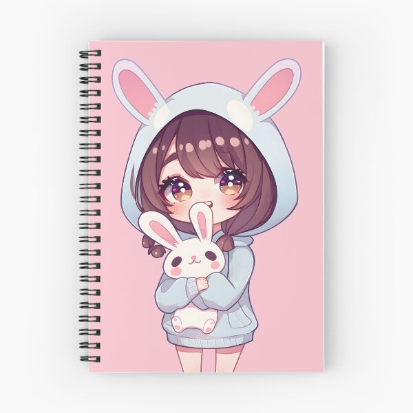 Item preview, Cute Anime Girl With Bunny designed and sold by Daytone.