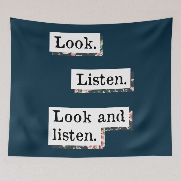 Item preview, My Favorite Murder "Look. Listen. Look and listen." designed and sold by hyperfix8ion.