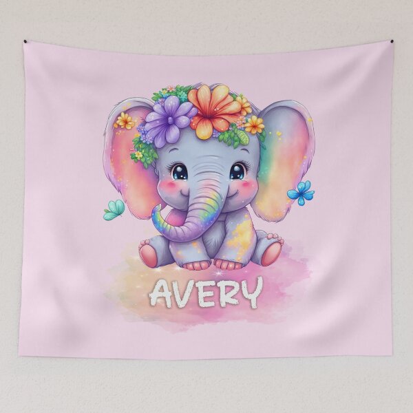 Item preview, Avery Cute Baby Elephant designed and sold by dev11588.
