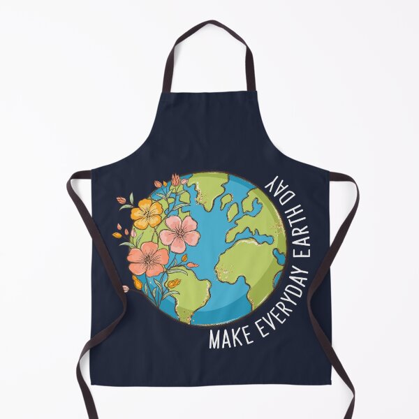 Item preview, Make Everyday Earth Day Floral Globe on Blue designed and sold by sweetbelle.