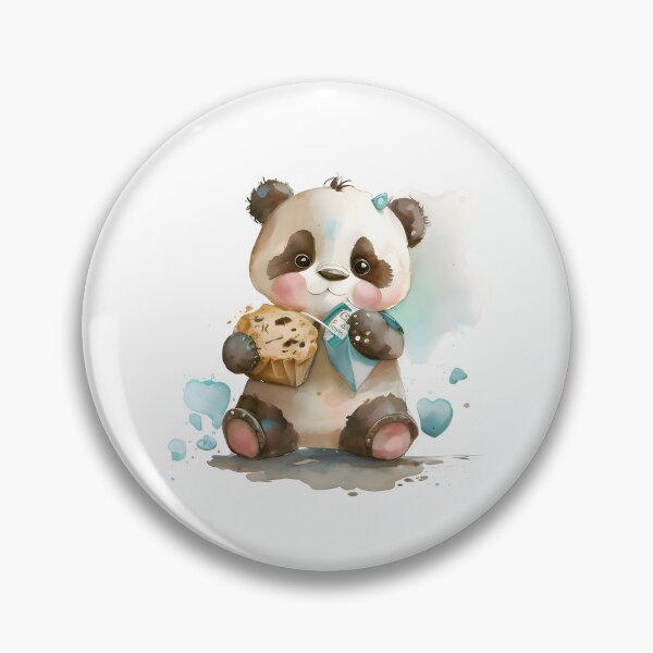 Item preview, A cute Baby Panda eating sweets designed and sold by LickALemon.