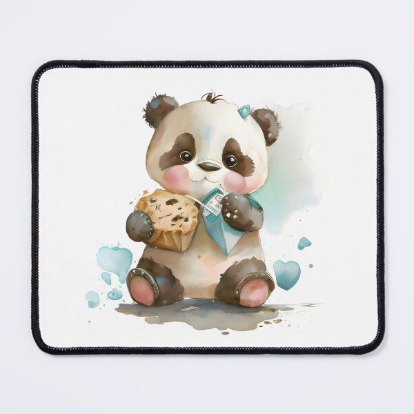 Item preview, A cute Baby Panda eating sweets designed and sold by LickALemon.