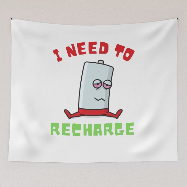 Item preview, Power Up: I Need to Recharge Battery Design! designed and sold by SimpliText.