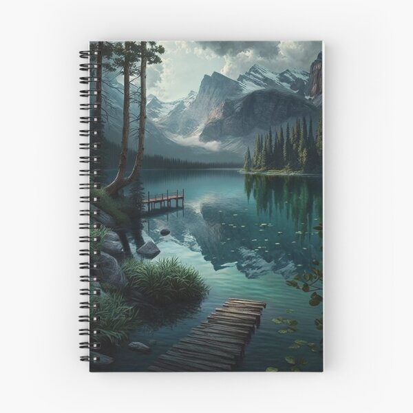 Item preview, Landscape Mountains and bridge Amazing Lake! designed and sold by artra-shop.