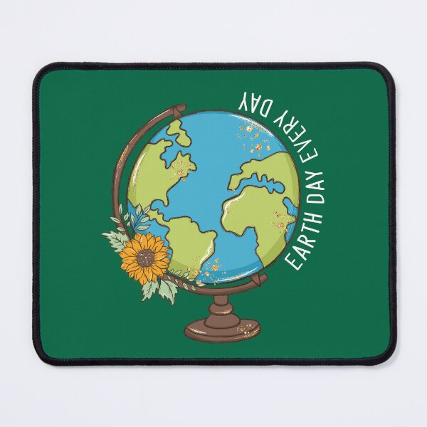 Item preview, Copy of Earth Day Every Day World Globe on Green designed and sold by sweetbelle.
