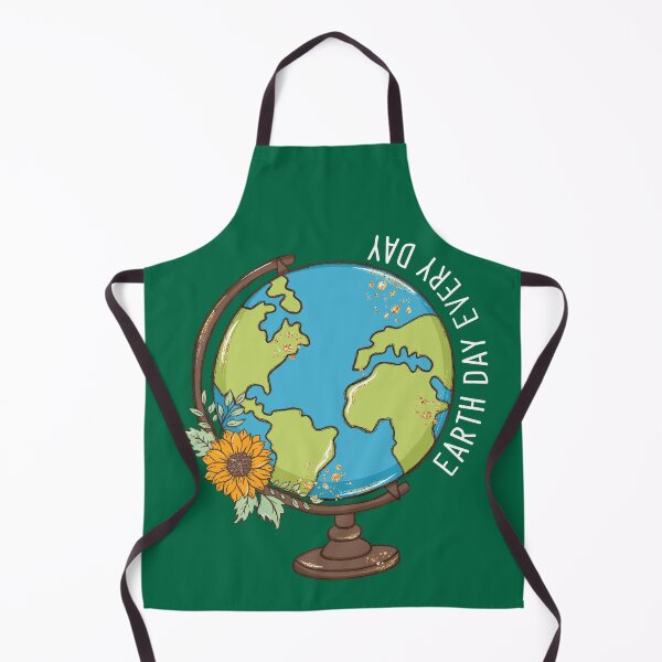 Item preview, Copy of Earth Day Every Day World Globe on Green designed and sold by sweetbelle.