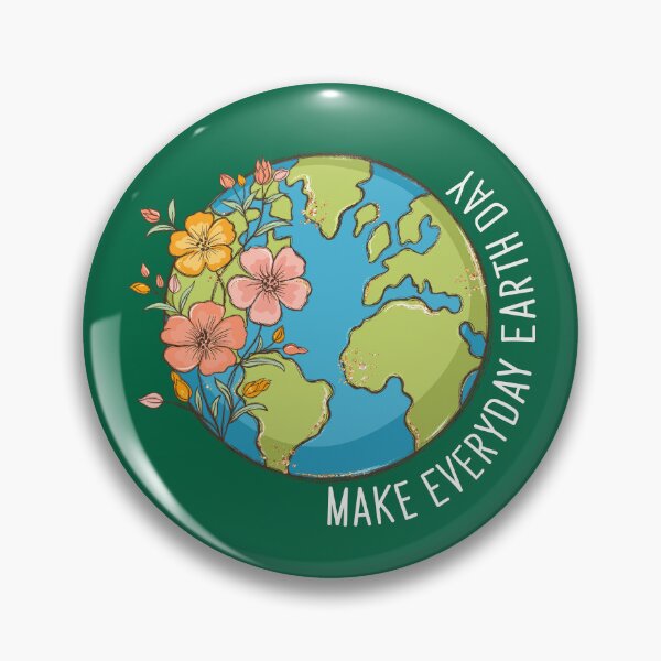 Item preview, Make Everyday Earth Day Floral Globe on Green designed and sold by sweetbelle.