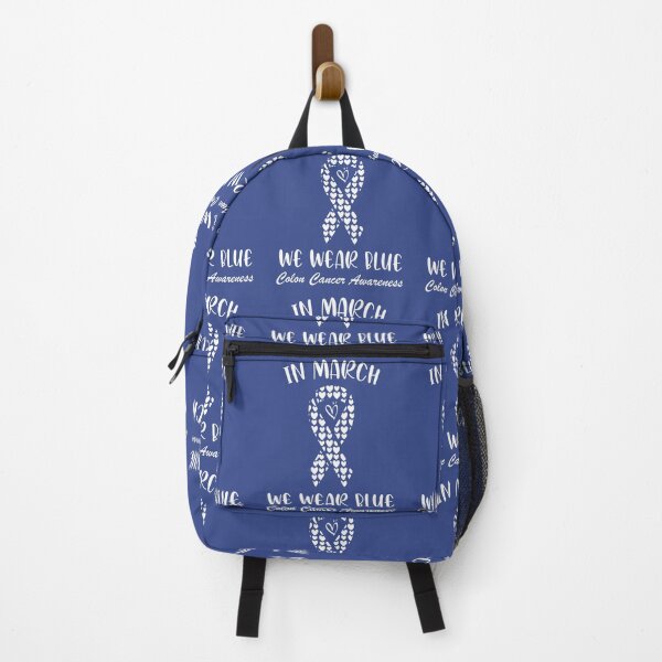 Item preview, In March We Wear Blue For Colon Cancer Awareness Heart designed and sold by BLZART.