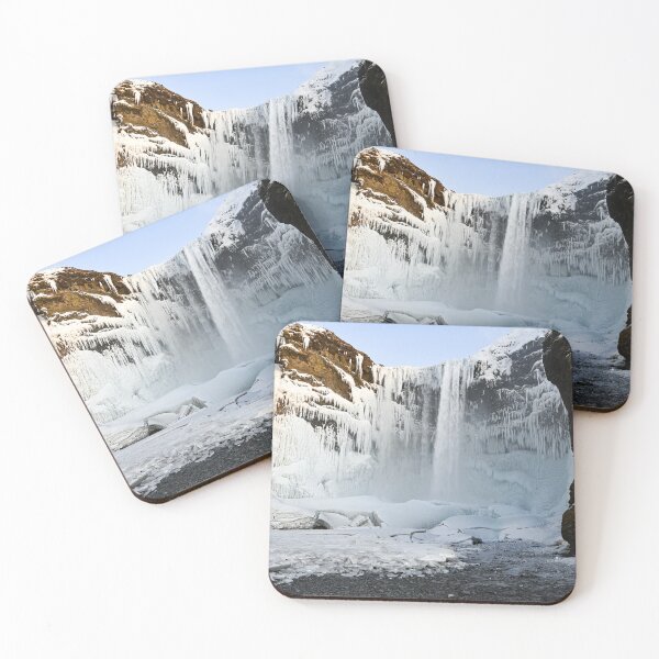 Item preview, Frozen waterfall in Iceland designed and sold by Kate-P-.