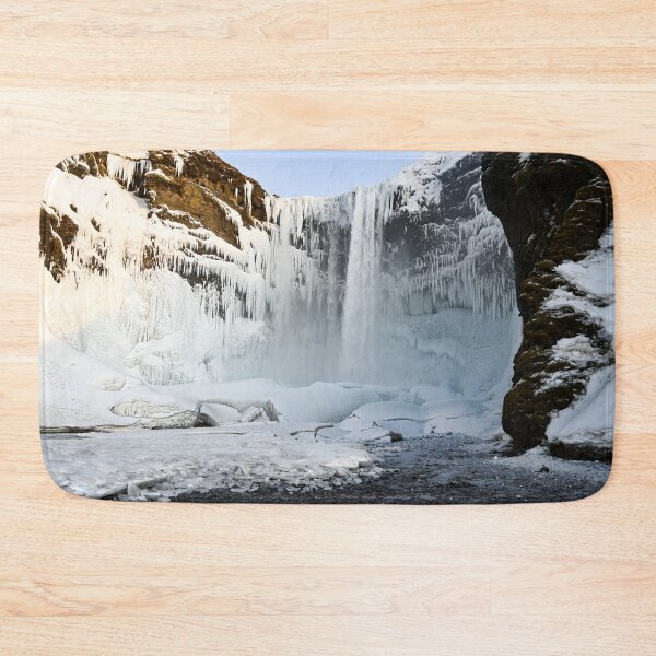 Item preview, Frozen waterfall in Iceland designed and sold by Kate-P-.