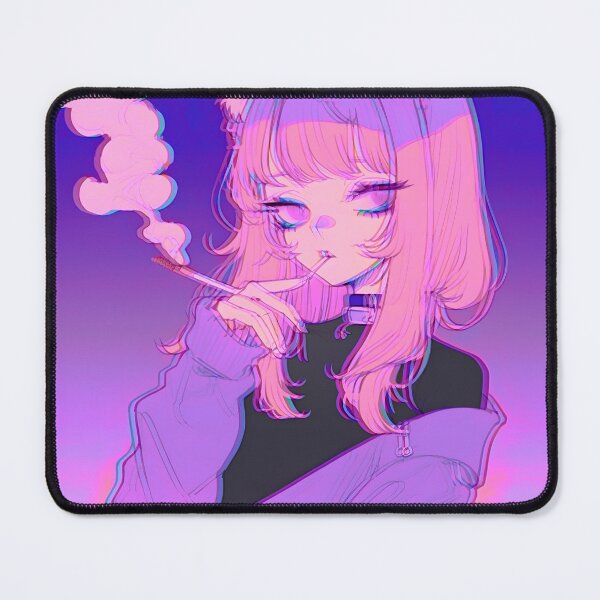 Item preview, Japanese Vaporwave Cat Anime Girl Neko Otaku Kawaii Waifu designed and sold by Daytone.