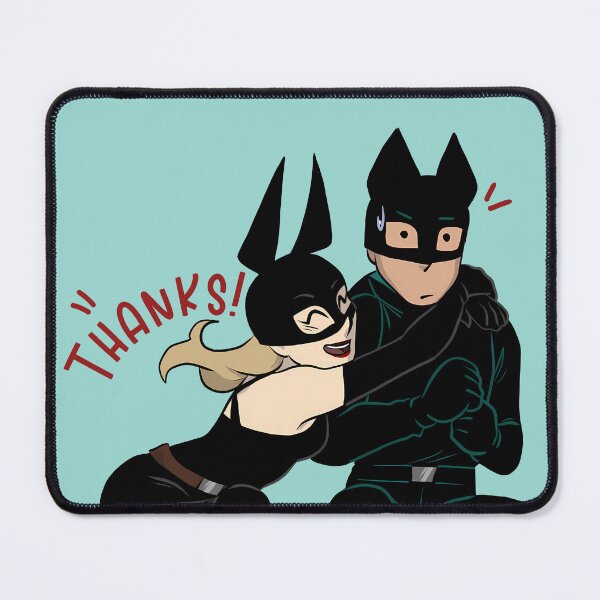 Item preview, BlackFox hugging BlackWolf THANKS! designed and sold by AngelEneArt.