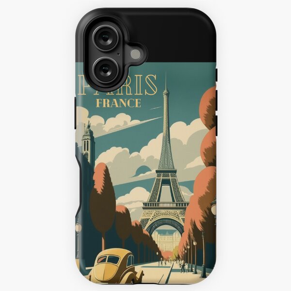 Item preview, Paris France Vintage Travel Poster Eiffel Tower Retro designed and sold by artra-shop.