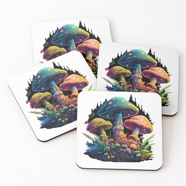Item preview, Water Color Trippy Psychedelic Mushrooms designed and sold by Dusk Votum.