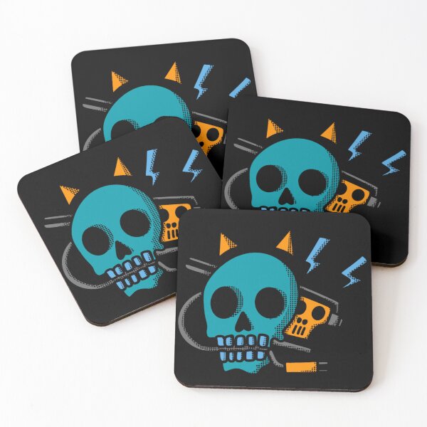 Item preview, Blue skull lightning designed and sold by suppddns.