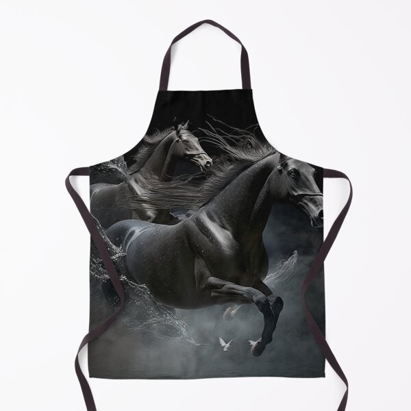 Item preview, Black Horses Running at Night designed and sold by Chiron WADE.