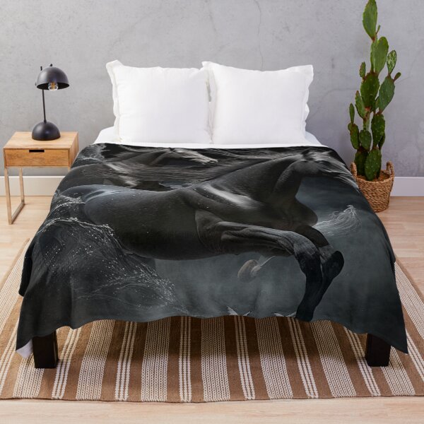 Item preview, Black Horses Running at Night designed and sold by Chiron WADE.