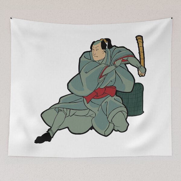 Item preview, Komuso Samurai with Shakuhachi vs the Bakeneko designed and sold by acidblood13.