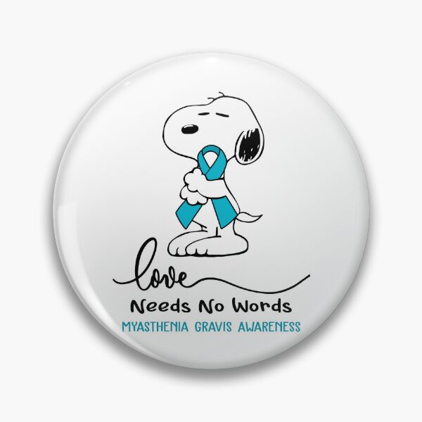 Item preview, Myasthenia Gravis Awareness - LOVE NEEDS NO WORDS designed and sold by Elise-Chapman.