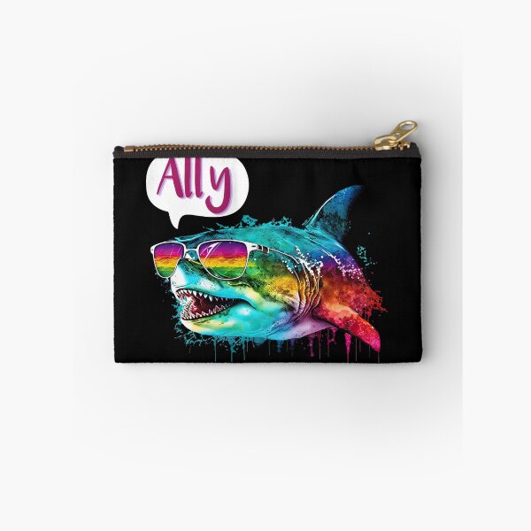 Item preview, Ally Shark - LGBTQ Pride Shark - Great White Shark Rainbow designed and sold by DaniGirls.