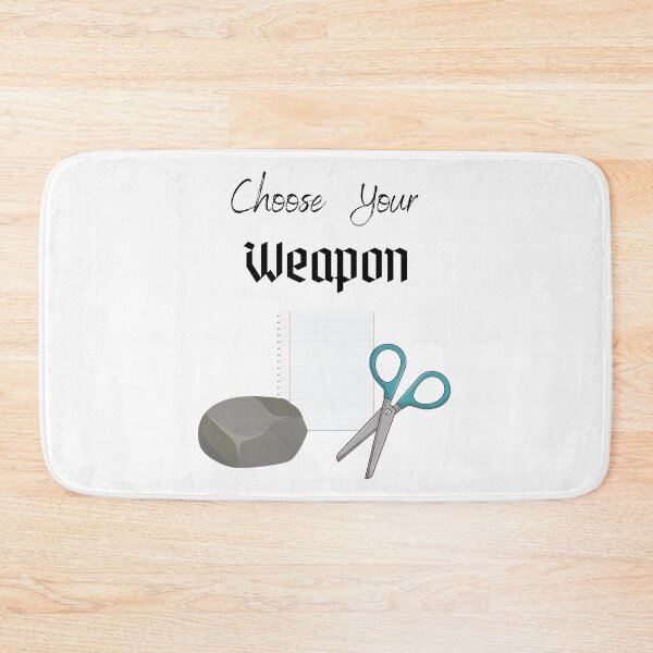 Item preview, Choose your Weapon, Rock Paper Scissors designed and sold by GamesR4Girls.