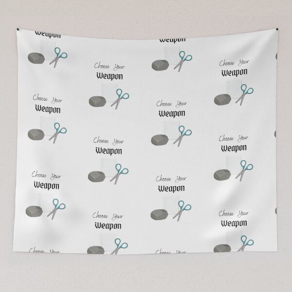 Item preview, Choose your Weapon, Rock Paper Scissors designed and sold by GamesR4Girls.